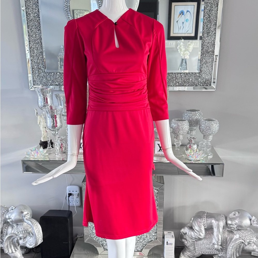 NWOT ❤️ Elegant Red Women's Dress - Picture 6 of 16